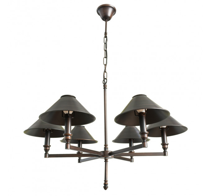 Подвесная люстра Giordano Arte Lamp 6*40W Е14 A2398LM-6BA