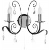 Классическое бра Romana Snow Arte Lamp 2*40W Е14 A1742AP-2BK