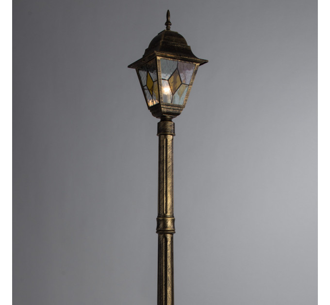 Уличный светильник Berlin Arte Lamp коричневый A1017PA-1BN