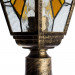 Уличный светильник Berlin Arte Lamp коричневый A1017PA-1BN