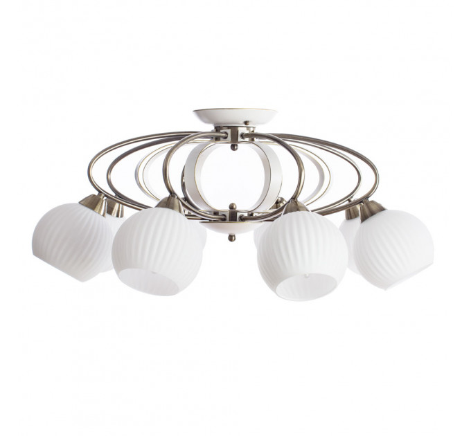 Потолочная люстра Ellisse Arte Lamp 8*60W Е27 A6342PL-8WG