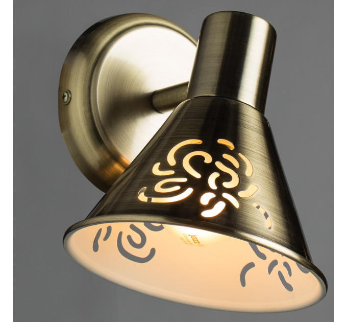 Спот Cono Arte Lamp 1*40W Е14 бронза A5218AP-1AB