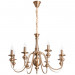 Подвесная люстра Passoni Arte Lamp 8*40W Е14 A6097LM-8PB