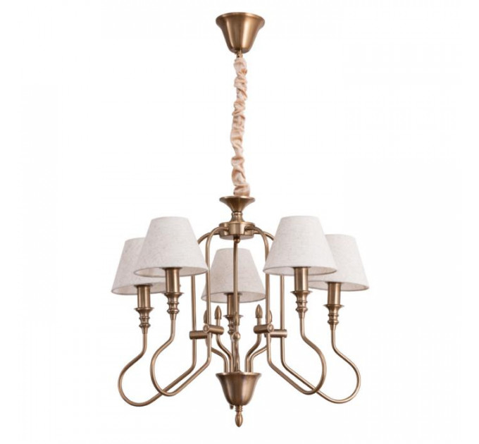 Подвесная люстра Agio Arte Lamp 5*40W Е14 A6086LM-5PB