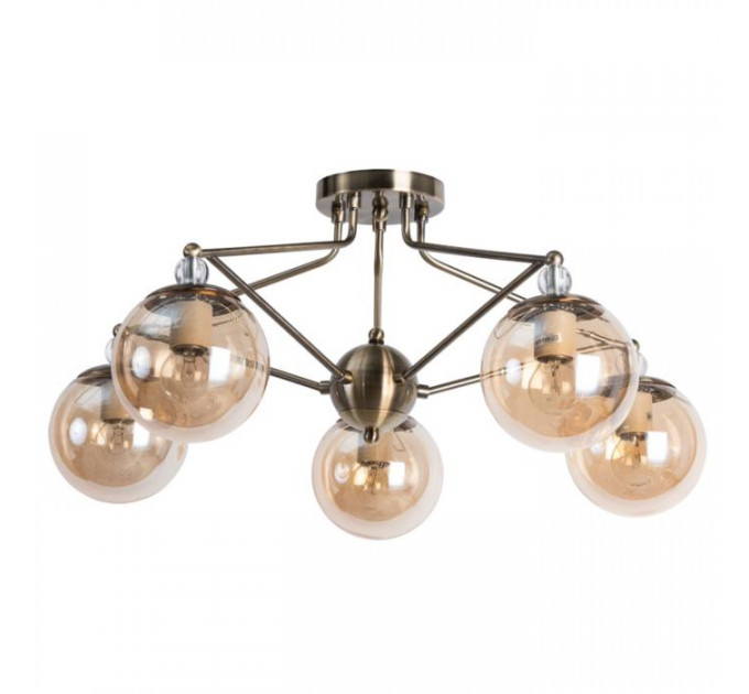 Потолочная люстра Enigma Arte Lamp 5*40W Е27 A3133PL-5AB