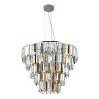 Подвесная люстра Nova Divinare 9*40W Е14 хром 1223/02 Sp-9