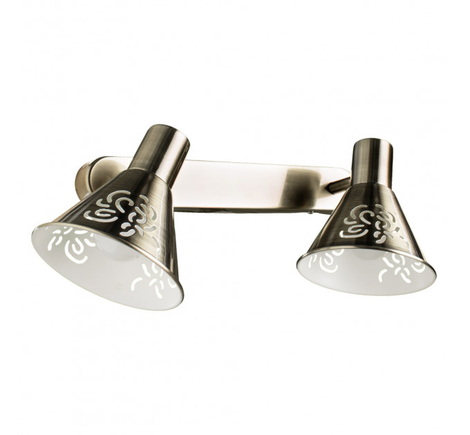 Спот Cono Arte Lamp 2*40W Е14 бронза A5218AP-2AB