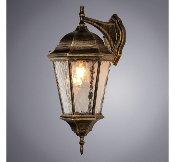 Уличный настенный светильник Genova Arte Lamp A1204AL-1BN