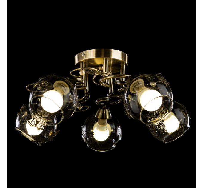 Потолочная люстра Alessandra Arte Lamp 5*40W Е14 A5004PL-5AB