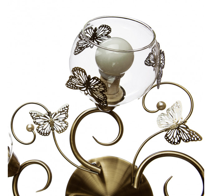 Потолочная люстра Alessandra Arte Lamp 5*40W Е14 A5004PL-5AB