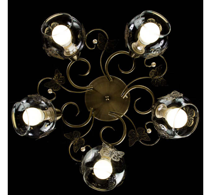 Потолочная люстра Alessandra Arte Lamp 5*40W Е14 A5004PL-5AB