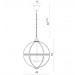 Подвесной светильник Orbite Divinare 1015/02 SP-4
