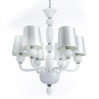 Подвесная люстра Bilancia Divinare 6*60W Е14 белый 1154/03 Lm-6