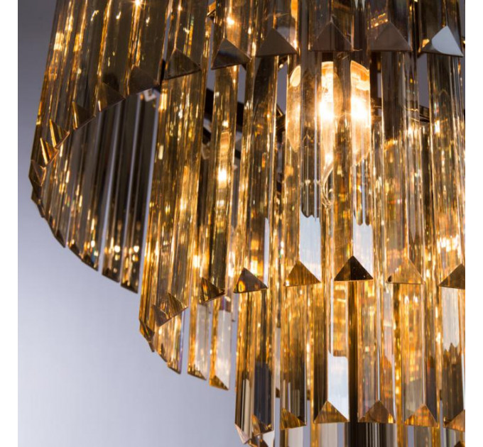 Торшер Nova Cognac Divinare хрусталь 3002/06 Pn-6