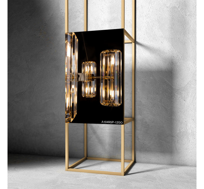Подвесная люстра Arte Lamp SANTORINI A1049SP-12GO