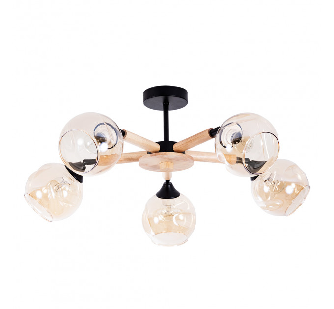 Потолочная люстра Arte Lamp BRANSON A4370PL-5BR