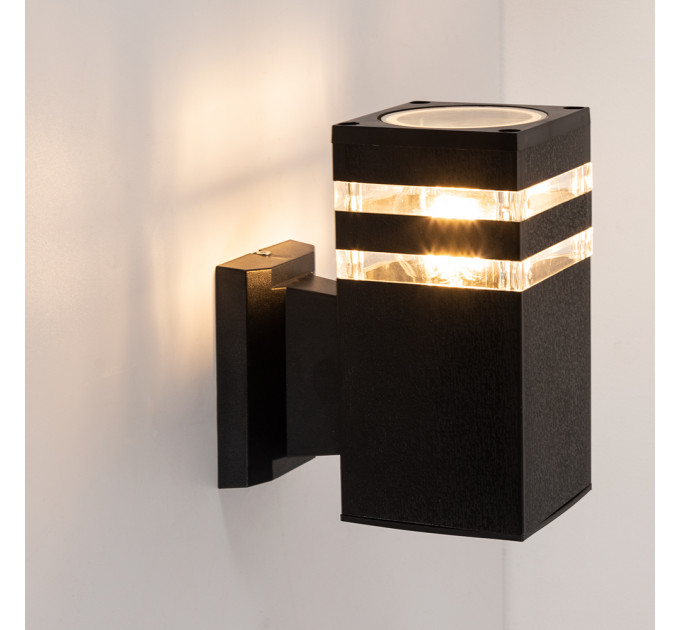Уличный настенный светильник Arte Lamp HADAR A4421AL-1BK