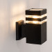 Уличный настенный светильник Arte Lamp HADAR A4421AL-1BK