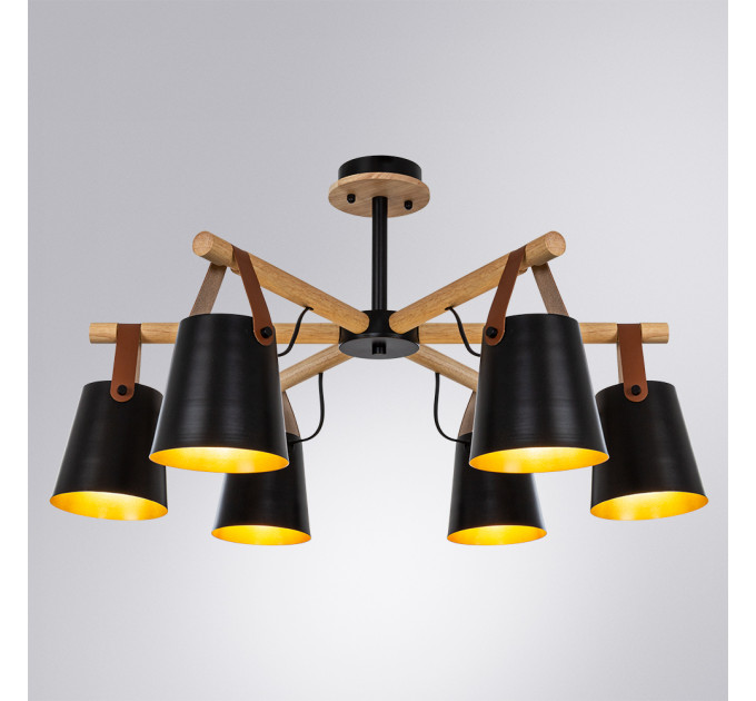 Потолочная люстра Arte Lamp THOMAS A7032PL-6BK