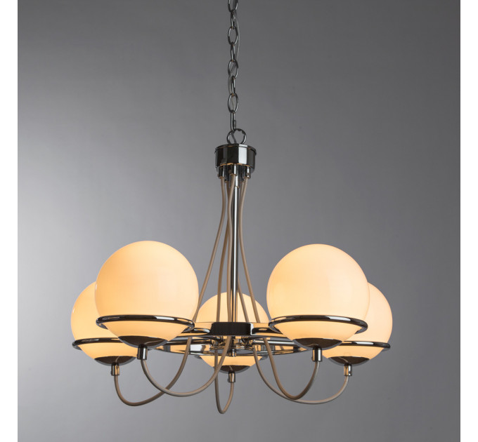 Подвесная люстра Bergamo Arte Lamp 5*40W Е14 хром A2990LM-5CC