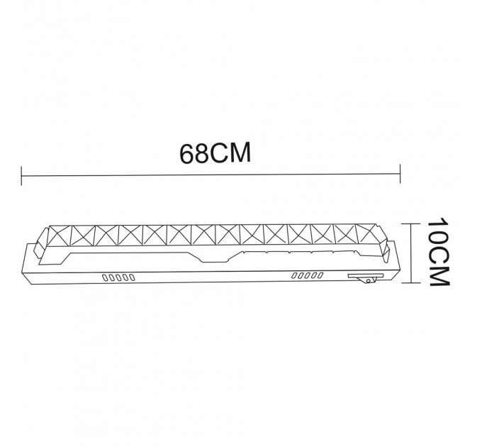 Настенный светильник Treno Arte Lamp A1418AP-1CC