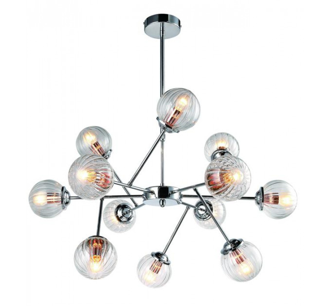 Люстра на штанге Arancia Arte Lamp хром A9276LM-12CC