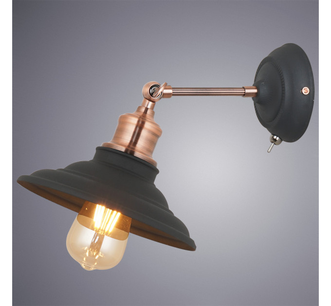 Настенное бра Lido Arte Lamp 1*60W Е27 A5067AP-1BK