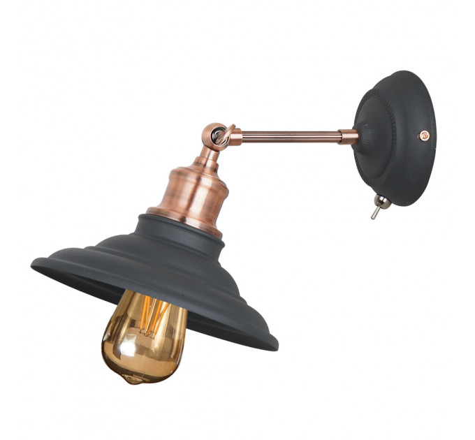 Настенное бра Lido Arte Lamp 1*60W Е27 A5067AP-1BK