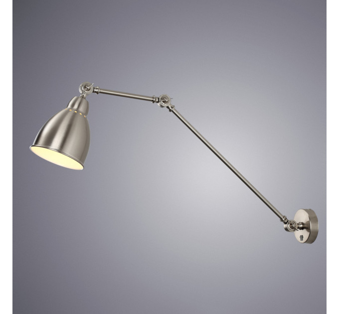 Настенное бра Braccio Arte Lamp серебро A2055AP-1SS
