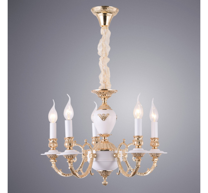 Подвесная люстра Luisa Arte Lamp 5*60W Е14 A8020LM-5WG