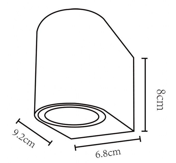 Уличный настенный светильник Compass Arte Lamp A3102AL-1BK