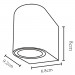 Уличный настенный светильник Compass Arte Lamp A3102AL-1BK