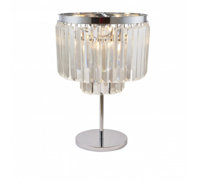 Настольная лампа Nova Divinare хром/хрусталь 3001/02 Tl-4