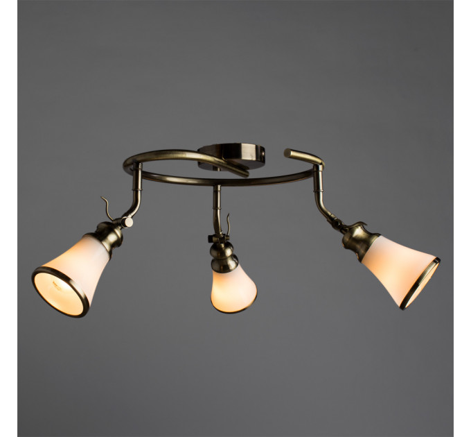 Спот Vento Arte Lamp 3*40W Е14 бронза A9231PL-3AB