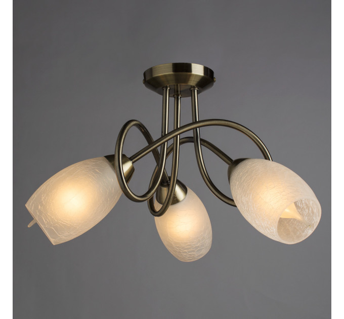 Потолочная люстра Mutti Arte Lamp 3*40W Е14 A8616PL-3AB