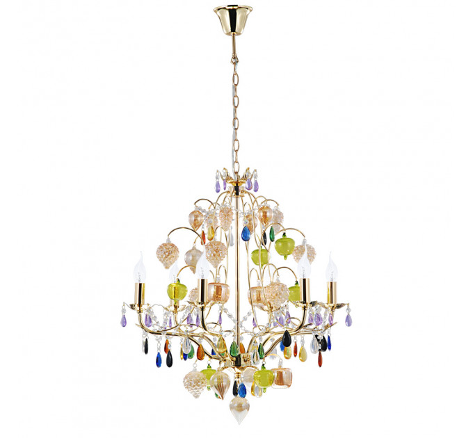 Подвесная люстра Ricchezza Arte Lamp 6*40W Е14 A2011LM-6GO