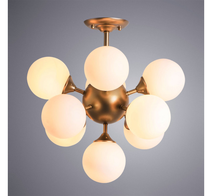 Потолочная люстра Fobos Arte Lamp 9*60W Е14 A2704PL-9SG