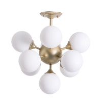 Потолочная люстра Fobos Arte Lamp 9*60W Е14 A2704PL-9SG