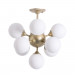 Потолочная люстра Fobos Arte Lamp 9*60W Е14 A2704PL-9SG