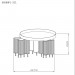 Потолочная люстра Twinkle Arte Lamp 3*40W Е14 A8560PL-3CL