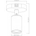 Спот Arte Lamp AQUARIUS A3226AP-1WH