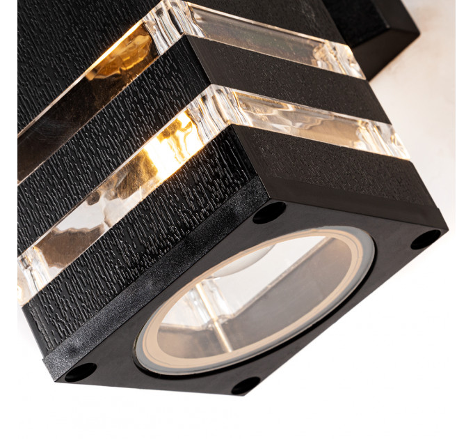 Уличный настенный светильник Arte Lamp HADAR A4421AL-2BK