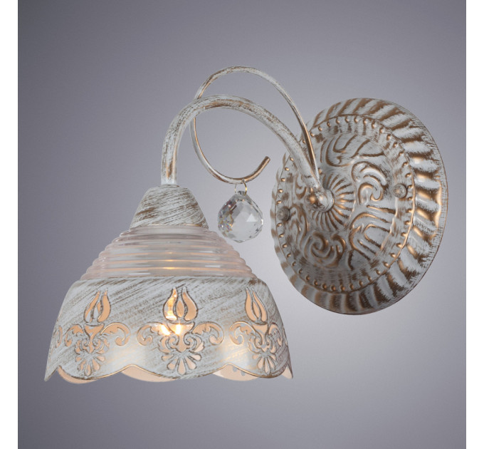 Настенное бра Sicilia Arte Lamp 1*40W Е14 A9106AP-1WG