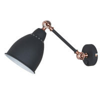 Настенное бра Braccio Arte Lamp черный A2054AP-1BK