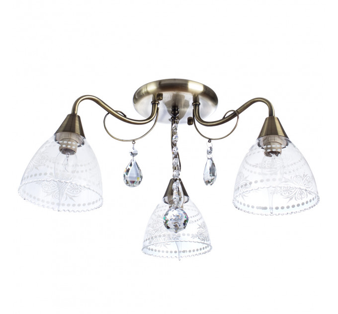 Потолочная люстра Rugiada Arte Lamp 3*60W Е14 A1658PL-3AB