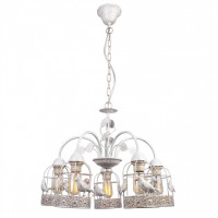 Подвесная люстра с птичками Cincia Arte Lamp A5090LM-5WG