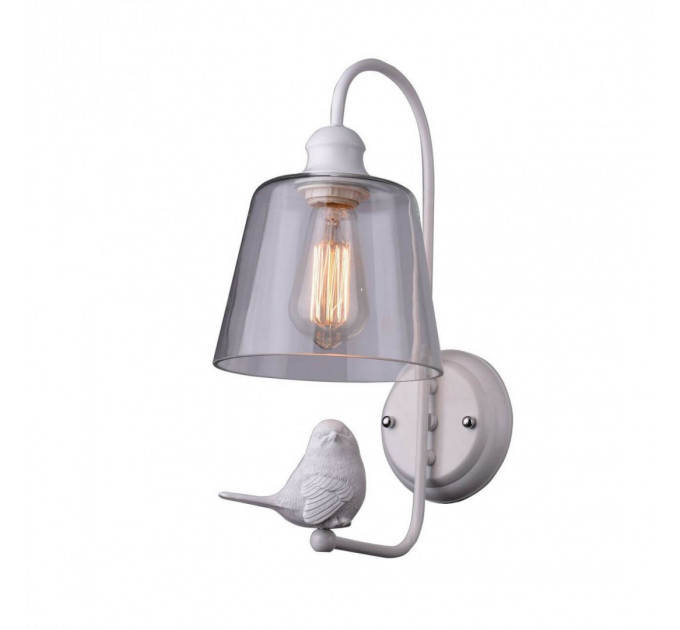 Настенное бра с птичкой Passero Arte Lamp 1*40W Е27 A4289AP-1WH
