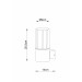 Уличный настенный светильник Arte lamp SEGINUS A6515AL-1BK