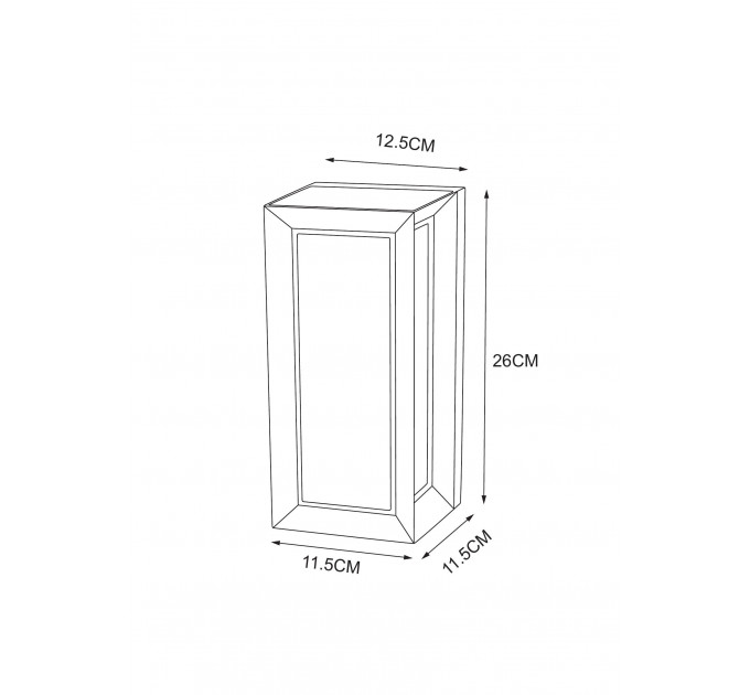 Уличный настенный светильник Arte Lamp ULYSSES A8112AL-1BK