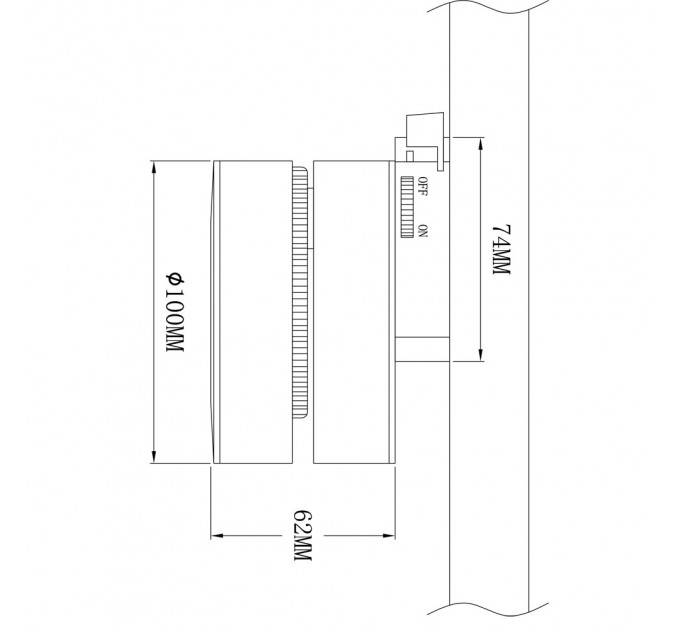Накладной светильник Vela Arte Lamp белый A2508PL-1WH